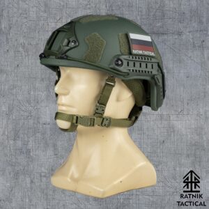 Бронешлем формата OPS-CORE / Бр1+ / NIJ IIIA NATO / Усиленный / Арамидно-полимерный / Безухий / Олива