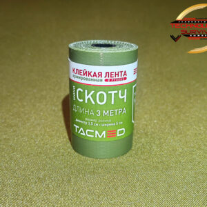 Скотч тактический / Армированный, круглый / ТАКМЕД / 3 м. / Зелёный