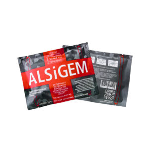 Бинт-тампонада кровоостанавливающая ALSiGEM / 7,5 х 185 см
